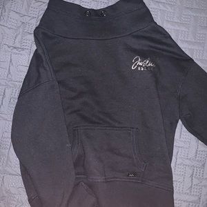 Kids black Justice active sweater, size 12